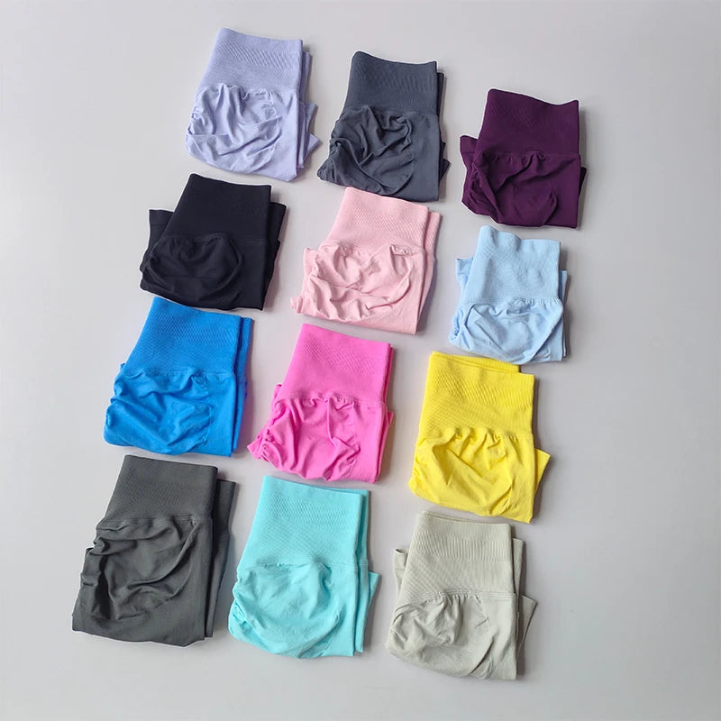 Women's High Waist Yoga Shorts, 3-Inch Workout Shorts with Booty Lifting, High Elastic Fitness Shorts for Summer Training