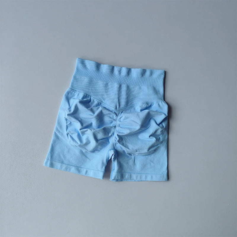 Women's High Waist Yoga Shorts, 3-Inch Workout Shorts with Booty Lifting, High Elastic Fitness Shorts for Summer Training