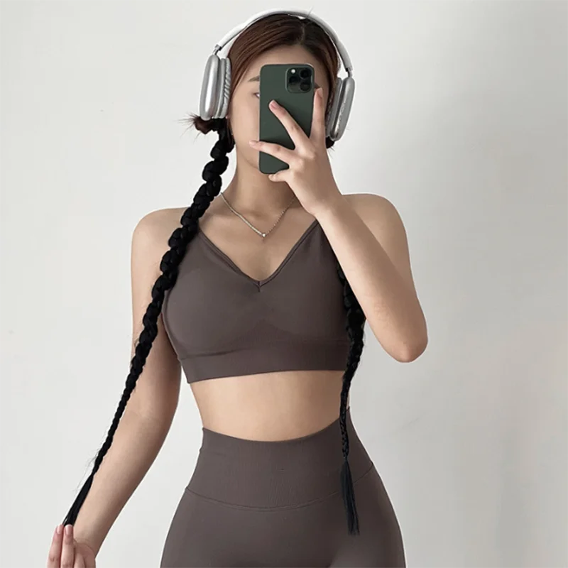 Women's Yoga Set Strappy Sports Bra & High Waisted Shorts | Quick Dry Padded Butt Lifting Workout Outfit for Running Traini