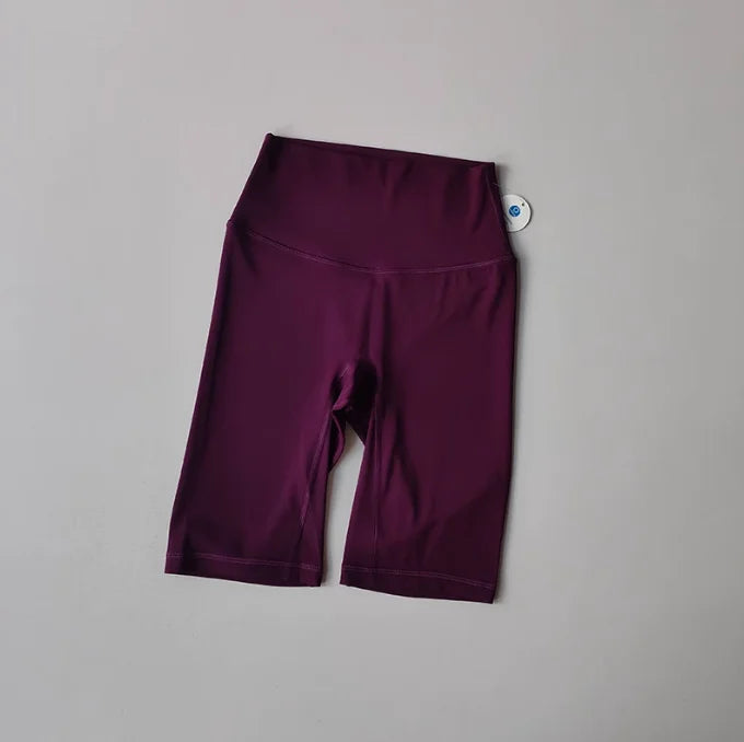 Women's Yoga Set Strappy Bra & Shorts Naked Feel Quick Dry Color Blocking Gym Workout Seamless Activewear