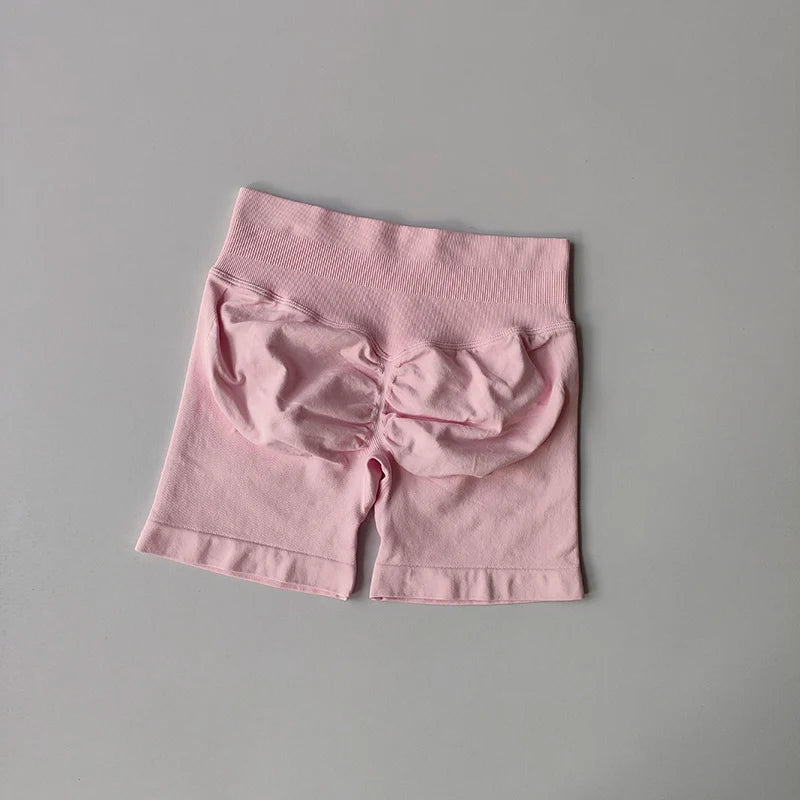 Women's High Waist Yoga Shorts, 3-Inch Workout Shorts with Booty Lifting, High Elastic Fitness Shorts for Summer Training